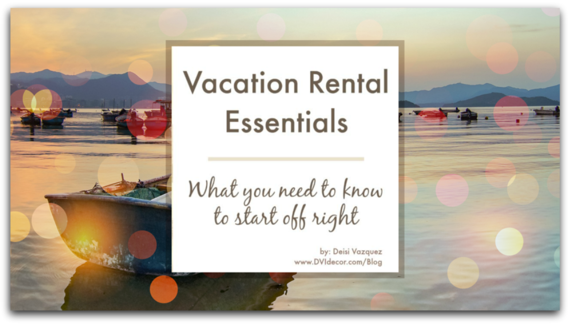 Vacation Rental Essentials List